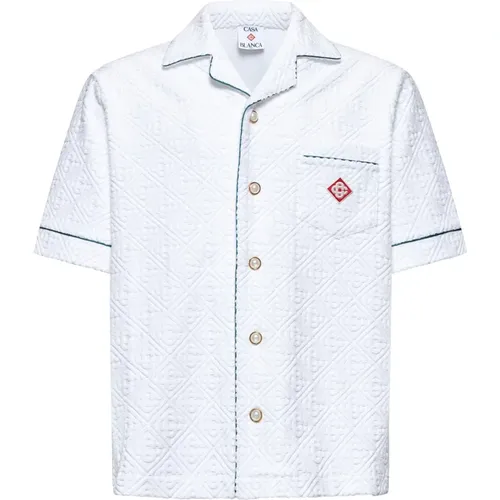 Shirts > Short Sleeve Shirts - - Casablanca - Modalova