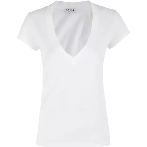 Dondup - Tops > T-Shirts - White - Dondup - Modalova