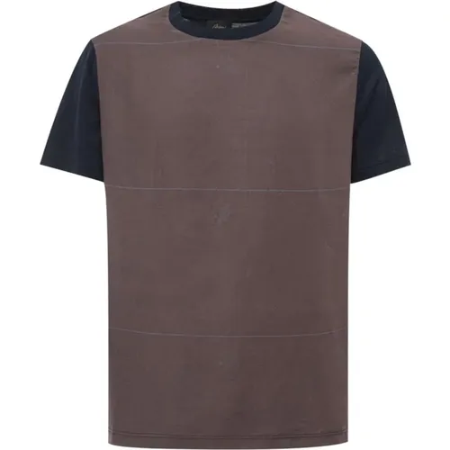 Brioni - Tops > T-Shirts - Brown - Brioni - Modalova