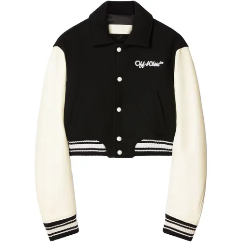 Jackets > Bomber Jackets - - Off White - Modalova