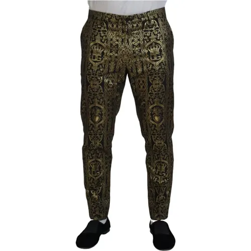 Trousers > Slim-fit Trousers - - Dolce & Gabbana - Modalova