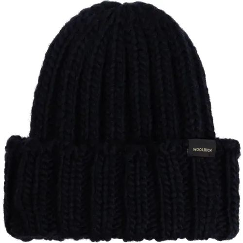 Accessories > Hats > Beanies - - Woolrich - Modalova