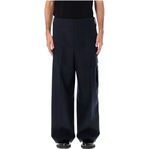 Trousers > Wide Trousers - - Ami Paris - Modalova