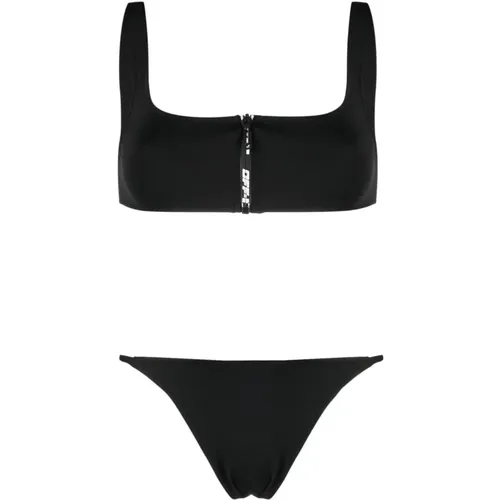 Swimwear > Bikinis - - Off White - Modalova