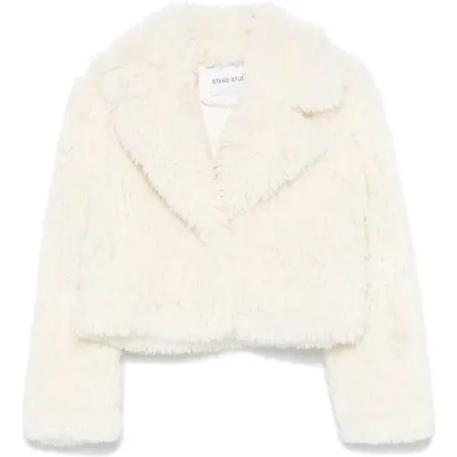 Jackets > Faux Fur & Shearling Jackets - - Stand Studio - Modalova