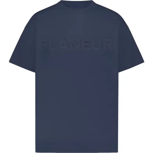 Flâneur - Tops > T-Shirts - Blue - Flâneur - Modalova