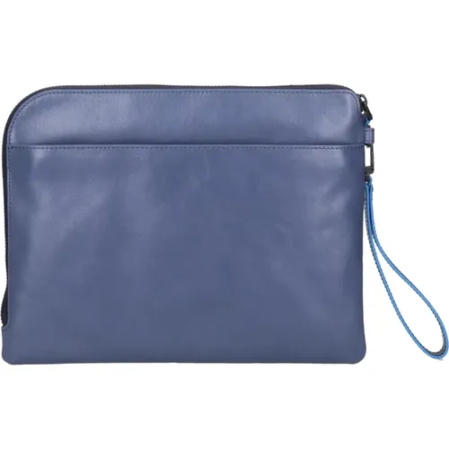 Piquadro - Bags > Clutches - Blue - Piquadro - Modalova