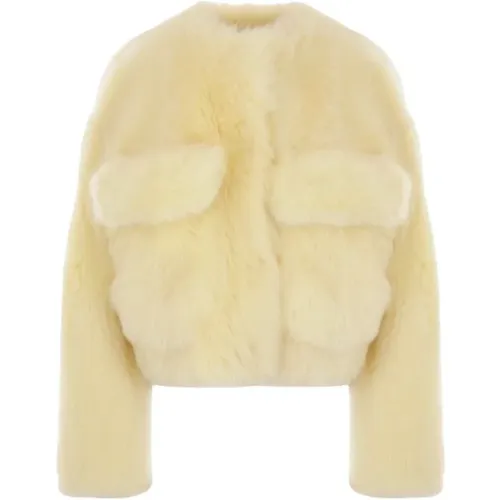 Jackets > Faux Fur & Shearling Jackets - - Bottega Veneta - Modalova
