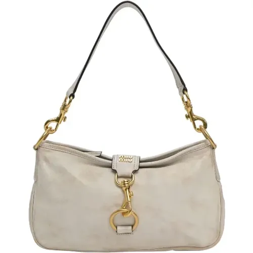 Pre-owned > Pre-owned Bags > Pre-owned Shoulder Bags - - Miu Miu Pre-owned - Modalova