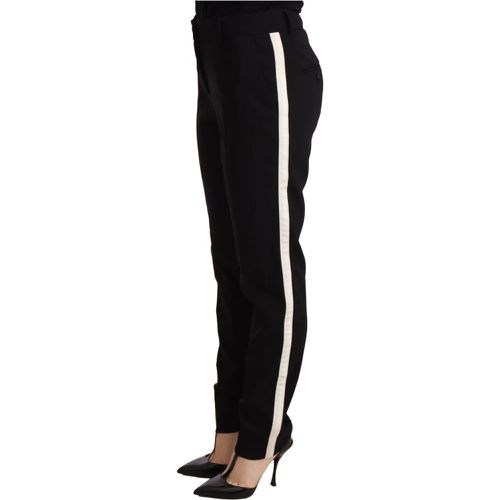 Stripe Trouser Wool Silk Pants - Dolce & Gabbana - Modalova