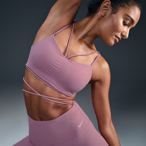 Brassière de sport rembourrée à maintien léger Zenvy Strappy Wrap - Nike - Modalova