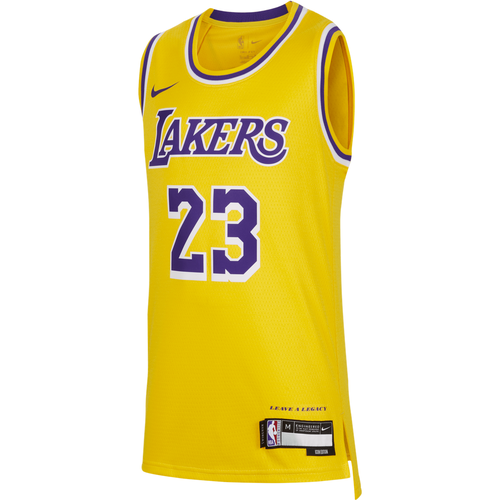Maillot NBA Swingman LeBron James Los Angeles Lakers 2023/24 Icon Edition pour ado (garçon) - Nike - Modalova