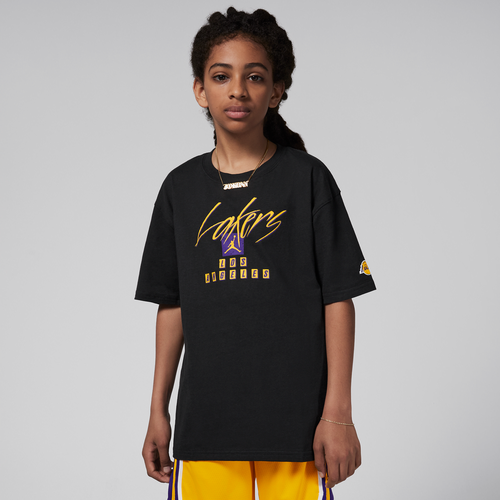 T-shirt NBA Max90 Los Angeles Lakers Courtside Statement Edition pour ado (garçon) - Jordan - Modalova