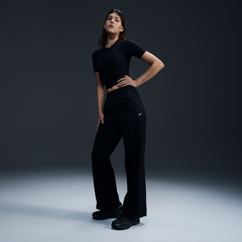 Pantalon taille haute en tissu tissé à ourlet ouvert Windrunner - Nike - Modalova