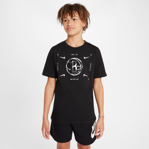 T-shirt à logo NBA Brooklyn Nets pour ado (garçon) - Nike - Modalova