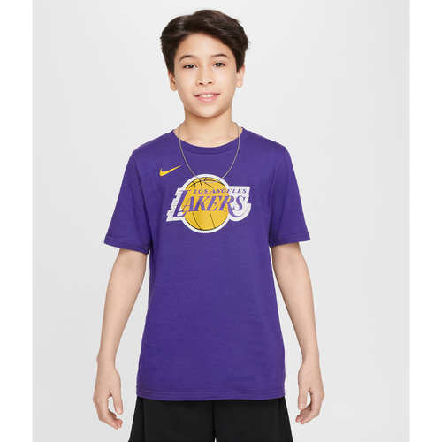 T-shirt à logo NBA Los Angeles Lakers Essential pour ado (garçon) - Nike - Modalova