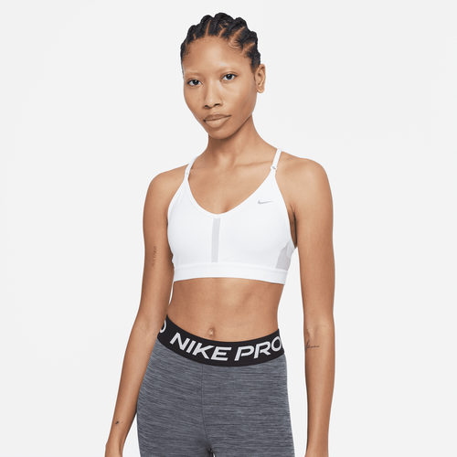 Brassière de sport rembourrée à maintien léger et col en V Indy - Nike - Modalova