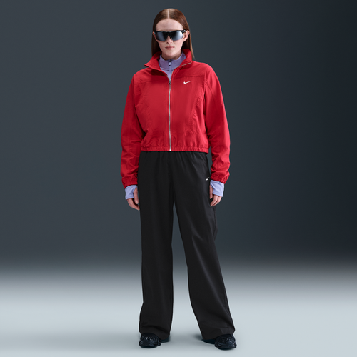 Pantalon taille haute ample à ourlet ouvert Sportswear Chill Poplin - Nike - Modalova