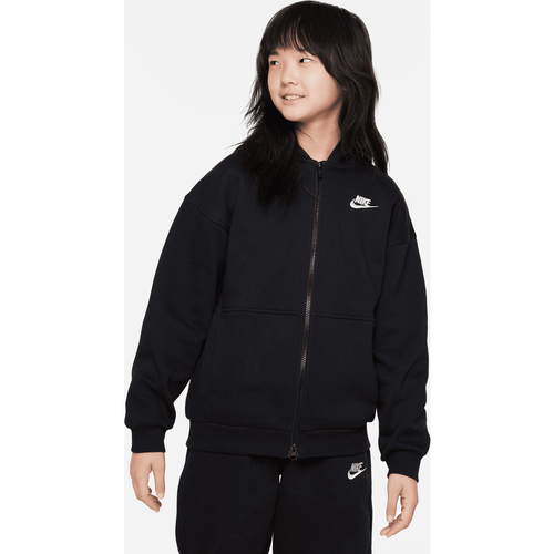 Sweat oversize à capuche et zip Sportswear Club Fleece pour ado - Nike - Modalova