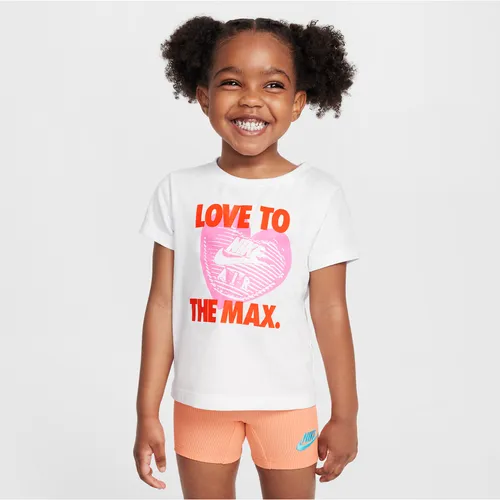 T-shirt à motif Lover to the Max pour tout-petit - Nike - Modalova
