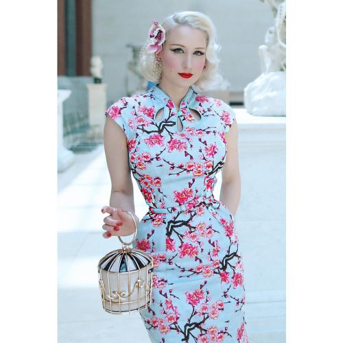 Alice Blossom Pencil Dress Années 50 en - Banned Retro - Modalova