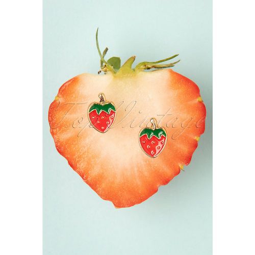 Strawberry Stud Earrings Années 50 en - topvintage boutique collection - Modalova