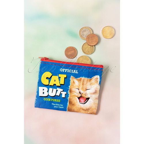 Cat Butts Coin Purse Années 50 - Blue Q - Modalova