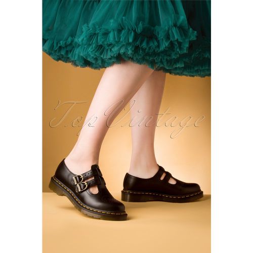 Smooth Mary Jane Shoes en Noir - Dr. Martens - Modalova