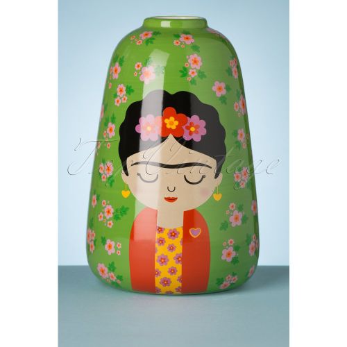 Large Floral Frida Vase en vert - Sass & Belle - Modalova