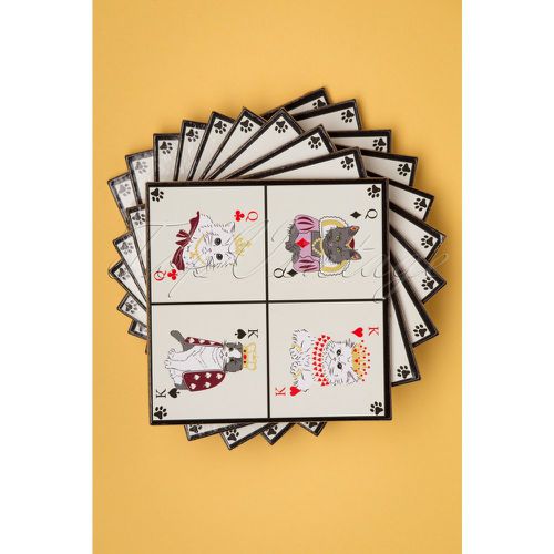 Pack Cat Croupier Coasters - collectif clothing - Modalova