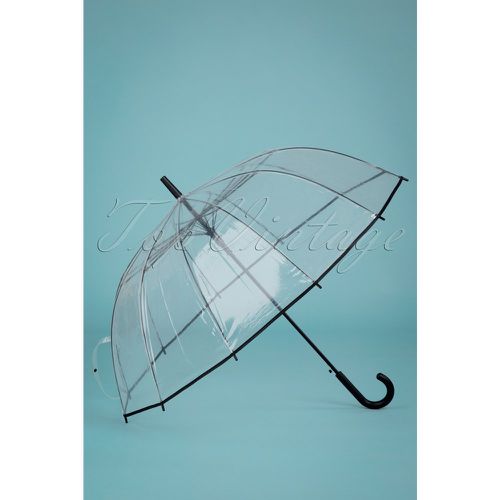 Transparent Dome Umbrella en Noir - so rainy - Modalova