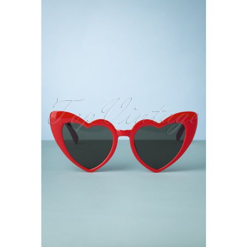 Cat Eye Heart Shades Années 50 en Vif - lola ramona - Modalova