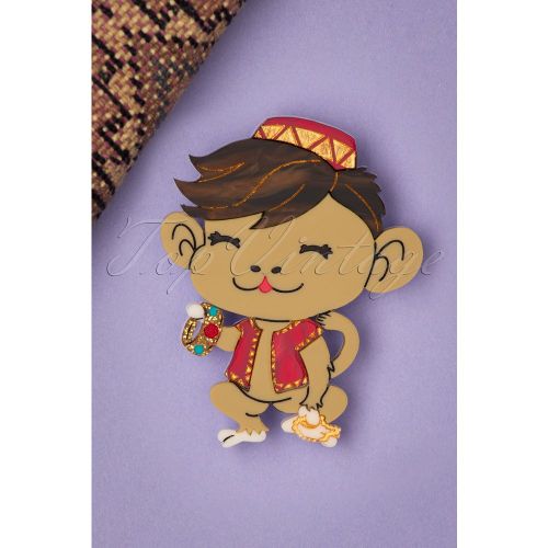 Monkey Pick Pocket Brooch - Daisy Jean - Modalova