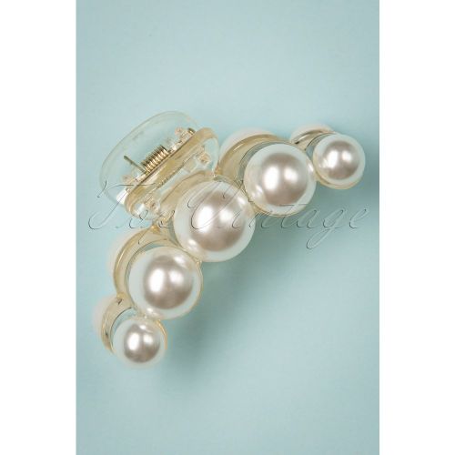 Perla Small Hair Claw en Ivoire - Banned Retro - Modalova