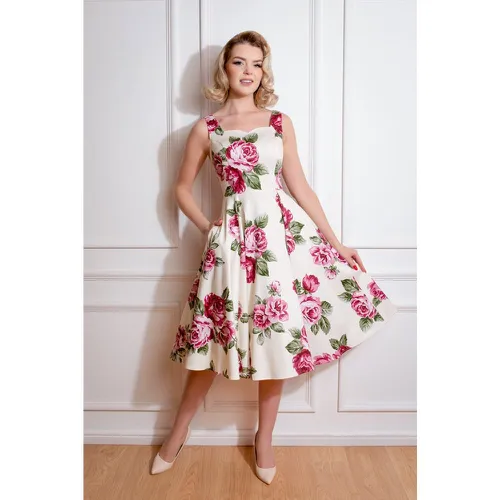 Frances Floral Swing Dress en - hearts & roses - Modalova