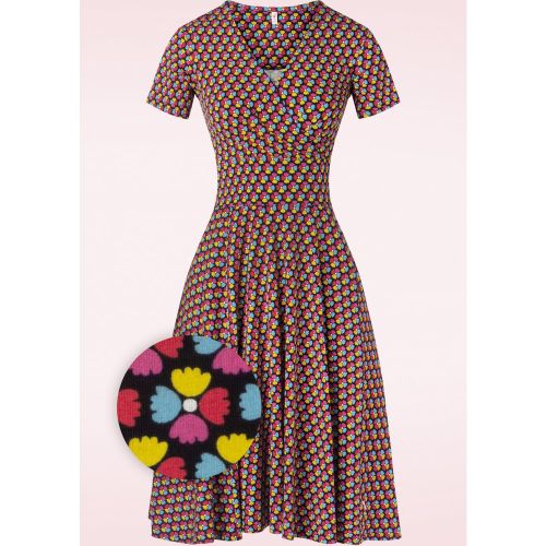 Shalala Tralala Dress en Fleurs Dansantes - blutsgeschwister - Modalova