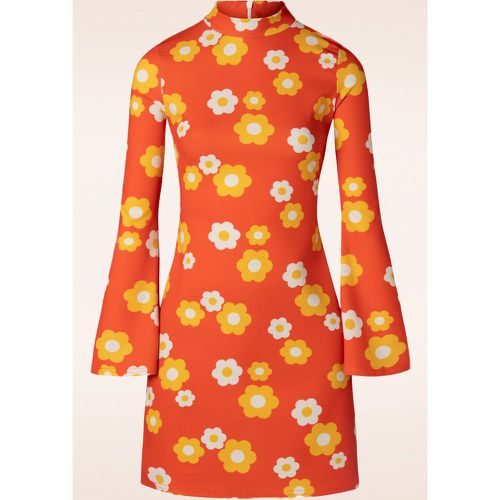 Izzy Flower Dress en Orange - vintage chic for topvintage - Modalova