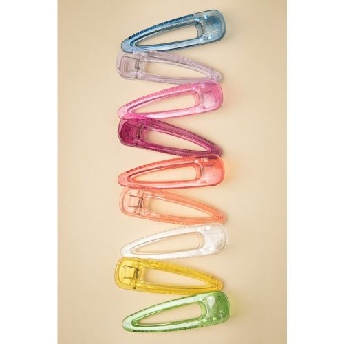 Lot de 9 Barrettes Arc-en-ciel - Banned Retro - Modalova