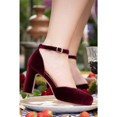 Escarpins Melissa Maple Syrup en Velours Jester - Lola Ramona ♥ Topvintage - Modalova