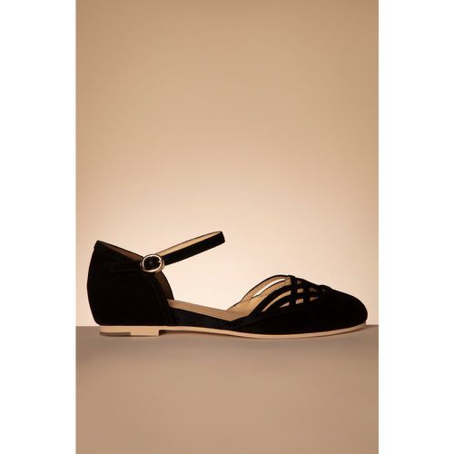 Ballerines Serpente en Daim Noir - Charlie Stone - Modalova