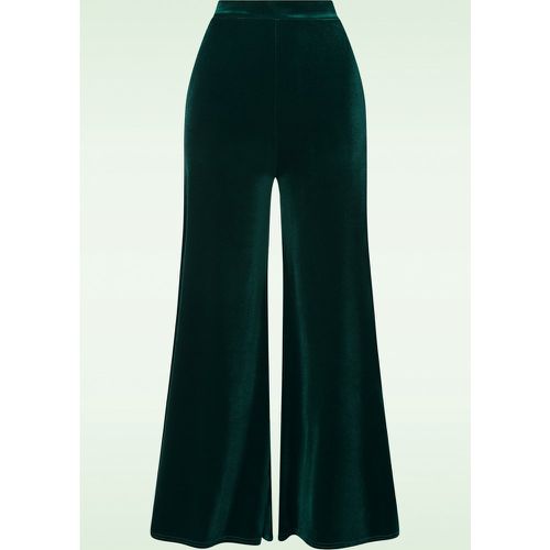 Victoria Velvet Wide Leg Trousers Années 70 en - vintage chic for topvintage - Modalova