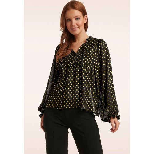 Blouse à pois Ylenia en et - Smashed Lemon - Modalova