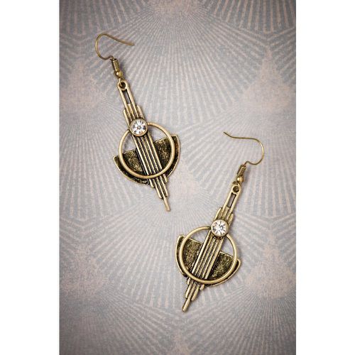 Art Deco Brass Earrings Années 20 en - lovely - Modalova