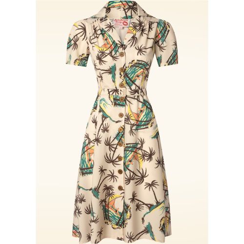 Robe chemise Charlene Tahiti en clair - Rock N Romance - Modalova