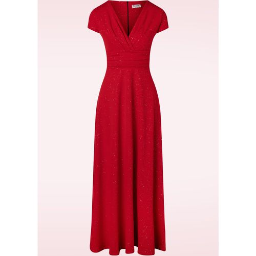 Rinda Glitter Maxi Dress en Rouge - vintage chic for topvintage - Modalova