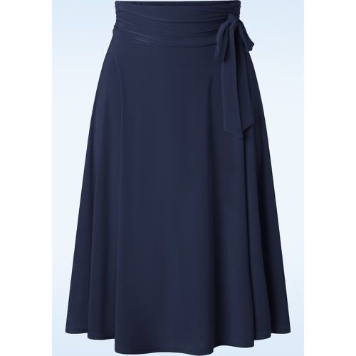 Aliyah Swing Skirt en Bleu Marine - vintage chic for topvintage - Modalova