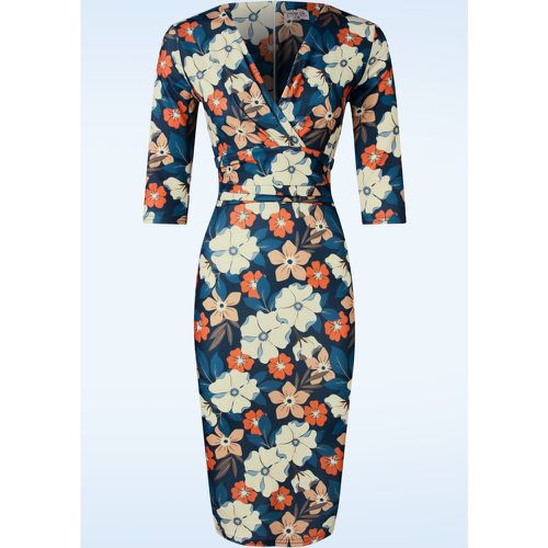 Robe crayon fleurie Nehla en et multi - vintage chic for topvintage - Modalova