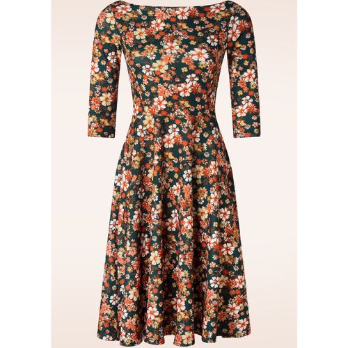 Robe corolle fleurie Nina en et - vintage chic for topvintage - Modalova