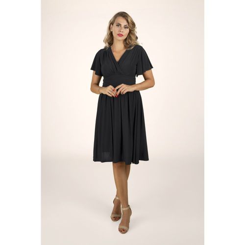 Robe corolle Sadie Slinky en noir - vintage chic for topvintage - Modalova