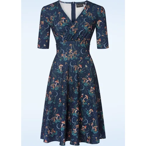 Robe corolle Midnight Mushroom en foncé - Vixen - Modalova